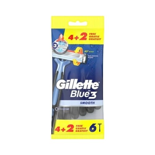 Gillette Brijač Blue 3 Smooth 6/1 Slike