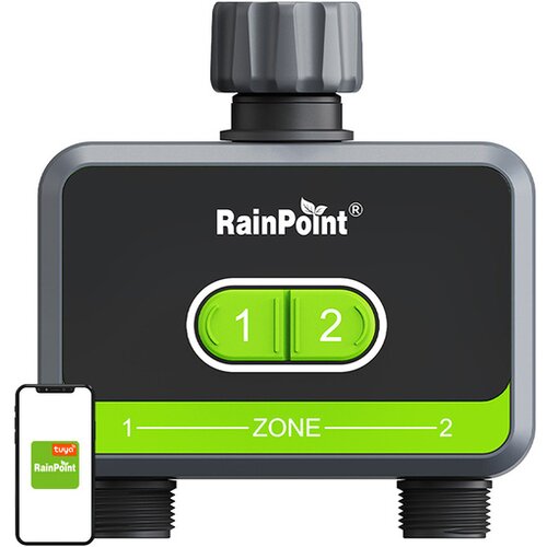 RAINPOINT Krmilnik za dvopodročno zalivanje z aplikacijo Cene