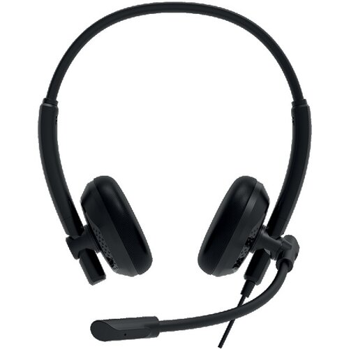Canyon HS-07, Super light weight conference headset 3.5mm stereo plug,with PVC cable 1.6m, extra USB sound card with PVC cable 1.2m, ABS he Cene