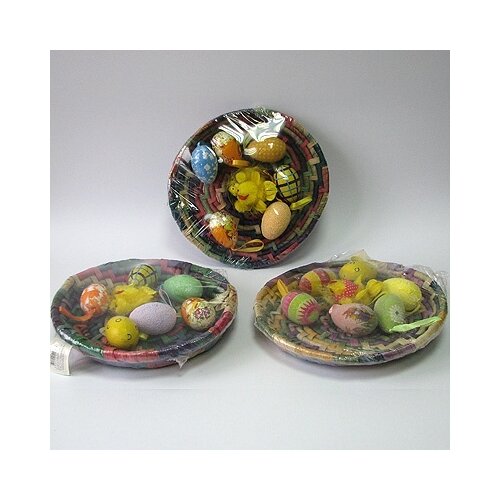  Uskrs set korpa,gnezdo,jaja, dimenzija25cm Slike