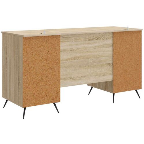  Stol Hrast sonoma 142 5 x 50 x 75 cm Konstruirano drvo - Hrast sonoma Slike
