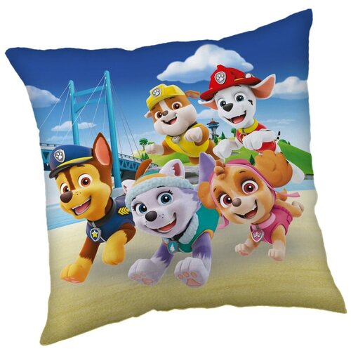 Jerry Fabrics Otro&amp;scaron;ka blazina 40x40 cm Paw Patrol &amp;quot;Bridge&amp;quot; &amp;ndash; Slike