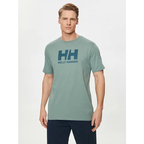 Helly Hansen Majica Hh Logo T-Shirt 33979 Zelena Regular Fit