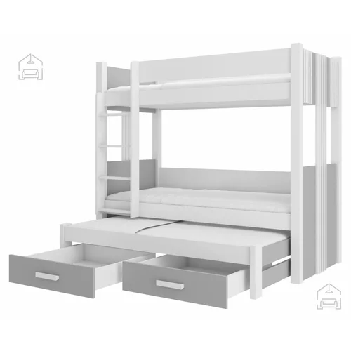 ADRK Furniture Pograd Artema - 90x200 cm - bel/siva