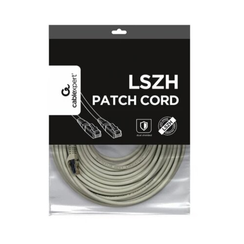  PP6A-LSZHCU-30M Mrezni kabl, SFTP CAT.6A BAKARNI LSZH Patch cord 30m Grey Cene