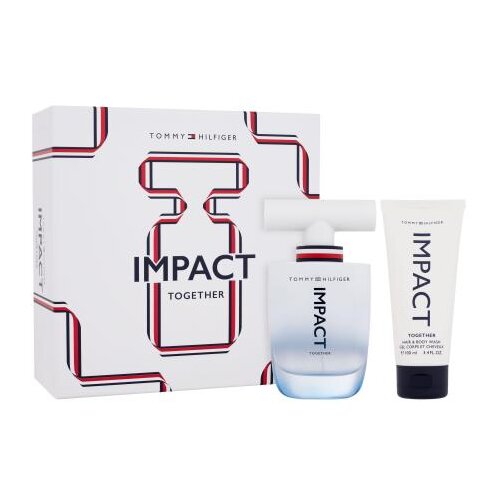 Tommy Hilfiger Impact Together set: EDT 100 ml + gel za prhanje 100 ml za moške Cene