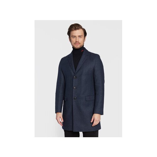 Hugo Volneni pla&amp;scaron;č Migor 2241 50476687 Mornarsko modra Slim Fit Slike