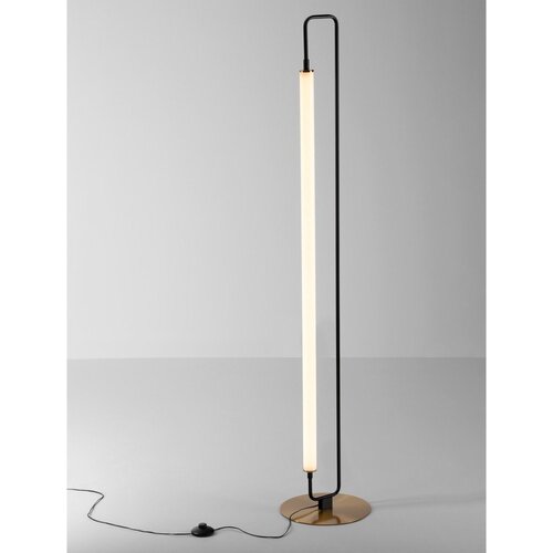 Nova Luce Bela/mat črna kovinska LED stoječa svetilka (vi&amp;scaron;ina 150 cm) Wetro &amp;ndash; Slike