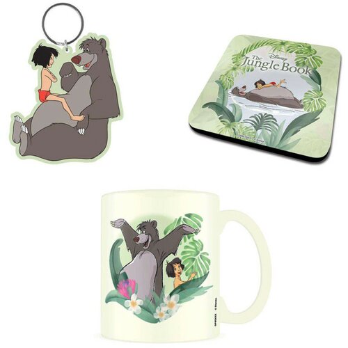 Pyramid gift set disney - the jungle book - mug, coaster & keychain outlet Cene