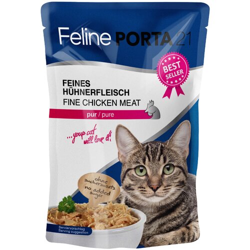Porta Mešano poskusno pakiranje: 6 x 100 g Feline 21 - Mešano poskusno pakiranje (brez žit) Cene