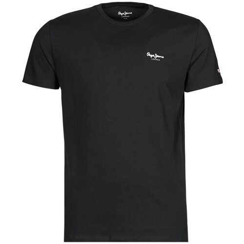 Pepe Jeans Majice s kratkimi rokavi ORIGINAL BASIC NOS Črna Slike