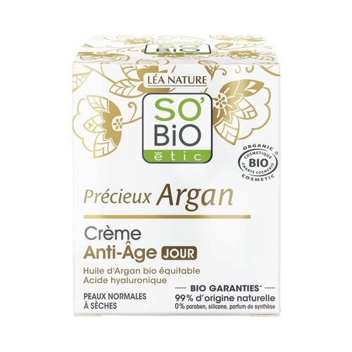 SO&amp;rsquo;BiO &amp;eacute;tic Argan anti aging dnevna krema Slike