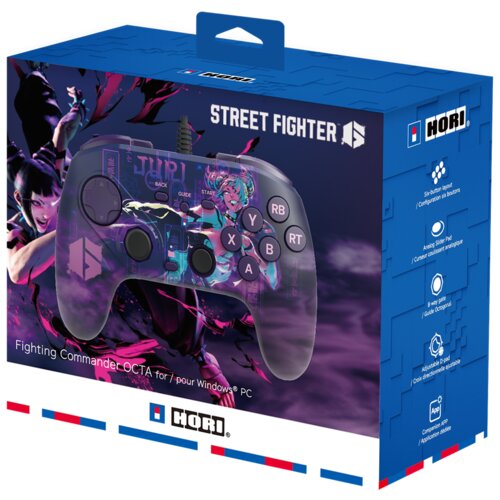  Igralni plo&amp;scaron;ček HORI Fighting Commander OCTA (Street Fighter 6 Juri) za PC (ACC-1171) Slike