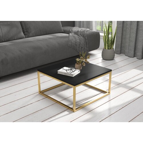 ADRK Moderna kavna mizica BELTEN 65x65 cm - ZLATA-�RNA Cene