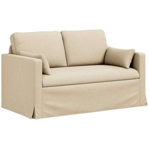 SOFA Krema 138 x 78 x 80 cm Metal Slike