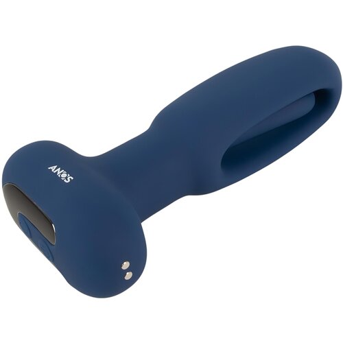 Anos - analni vibrator s jezikom (plavi) Cijene