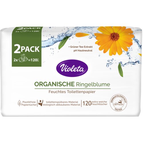 Violeta toaletni papir s ekstraktom nevena 2*60 Slike