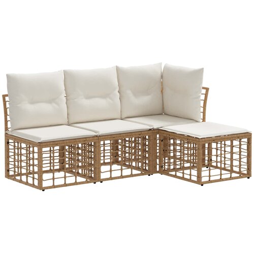  Set vanjskih sofa Prirodna Poliester Slike