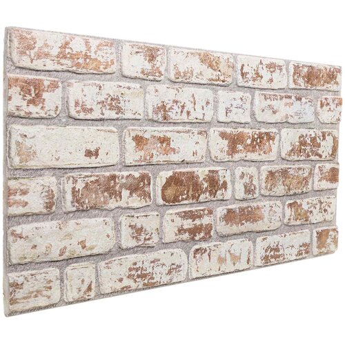  Zidne panele 10 pcs Crvena i bijela 100 x 50 cm EPS pjena Cijene