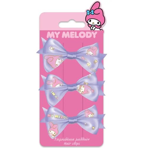 Luna My Melody set od 3 ukosnica za kosu s mašnom Cene