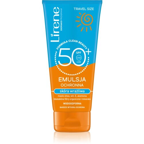 Lirene Sun pomirjevalna zaščitna emulzija za občutljivo kožo SPF 50+ 90 ml Cene
