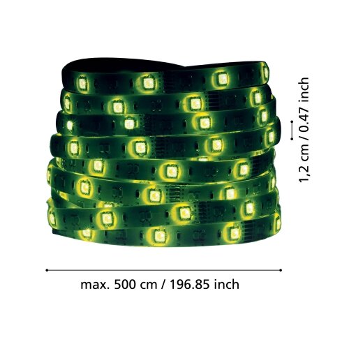 Eglo 99686 - LED RGBW prigu&amp;scaron;iva traka 5m LED/11W/12/230V 2700-6500K Slike