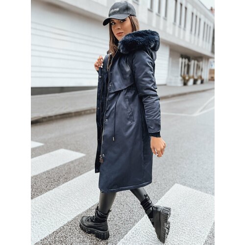 DStreet LUSTER women's winter parka jacket, navy blue, Slike