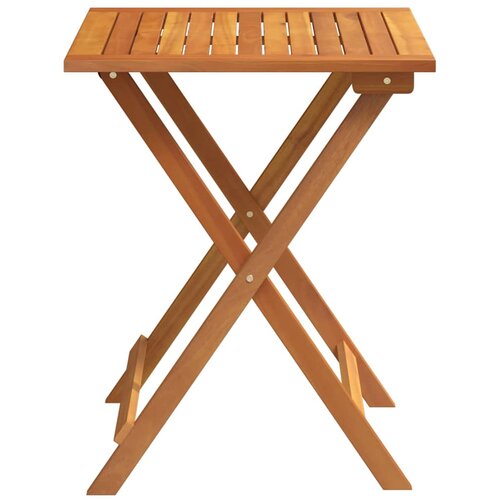  Stol za vrt Prirodna 60 x 60 x 72 cm Čvrsto drvo akacije Slike