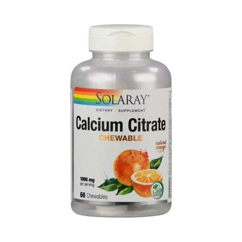 Solaray kalcijev citrat za žvečenje