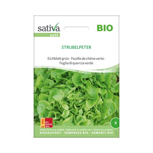 Sativa Bio zelena solata "Strubelpeter" Cene