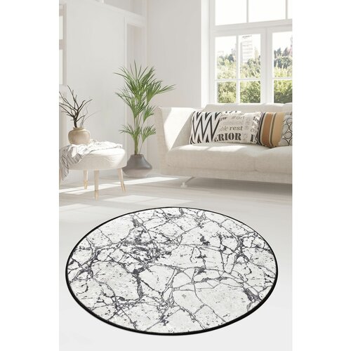  marble - White  Multicolor Carpet (100 cm) Cene