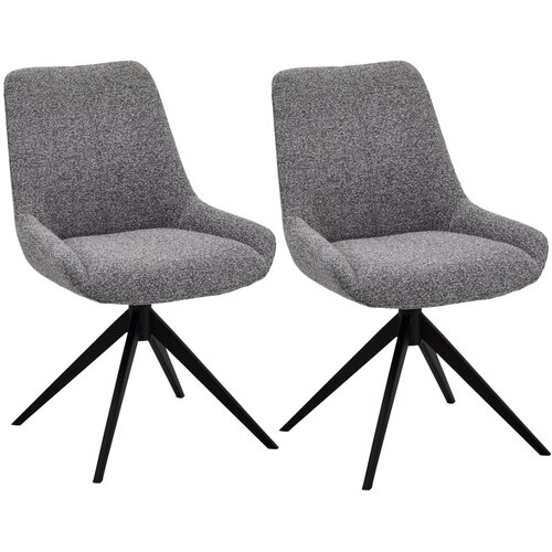 Furnhouse Garnitura 2 sivih jedilnih stolov Helena, (21151606) Slike