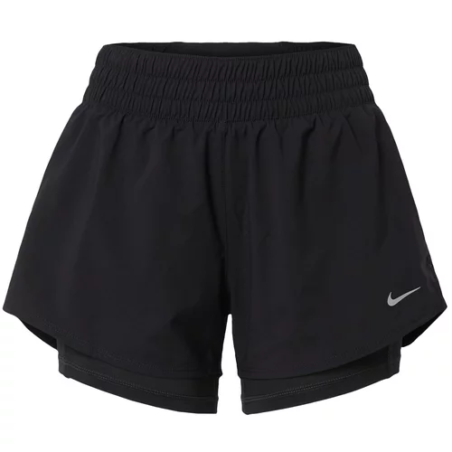 Nike Sportske hlače siva / crna