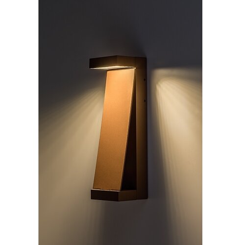 Rabalux 77068 - Spolja&amp;scaron;nje LED zidno svetlo BRADU LED/13W/230V IP65 braon Slike