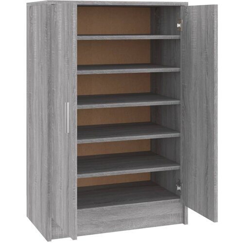 Maison Chic Omarica za obutev - Kopa za čevlje siva sonoma 60x35x92 cm konstruiran les, (21776338) Cene