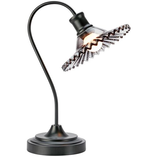 Marksl&amp;ouml;jd 109151 - Stona lampa NOVIA 1xE27/60W/230V crna/dimna siva Slike