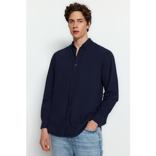 Trendyol shirt - navy blue - regular fit Slike