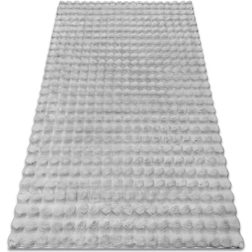 RugsX Preproge Preproga BUBBLE srebro 21 IMITACIJA ZAJČJEGA KRZN 160x220 cm Srebrna Cene