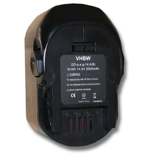 VHBW baterija za aeg B1414G / B1415R / B1420 / B1420R, 14.4 v, 2.0 ah Cene