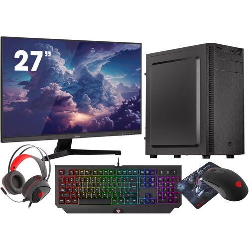 VIST pc gaming core i5 12400 - ram 16Gb - intel uhd - ssd 1TB M.2 - wifi - 27" - W11 pro, (21554011) Cene