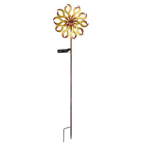 Globo Solarna dekorativna svetilka (Do x &Scaron; x V: 220 x 120 x 920 mm, Toplo bela, IP44, Zlata) Cene