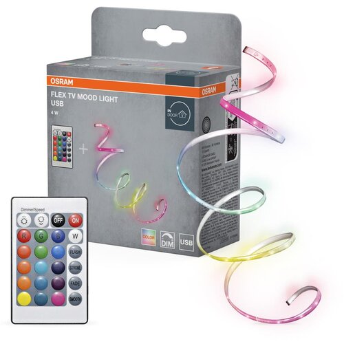 Osram LED RGB prigu&amp;scaron;iva traka FLEX TV MOOD 1,5m LED/4W/5V + daljinski upravljač Slike