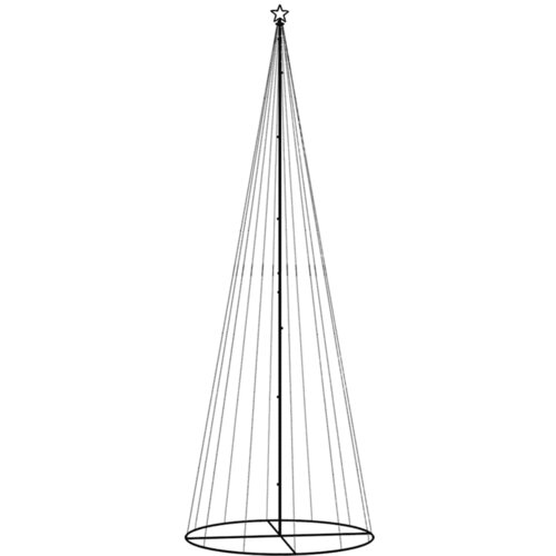  Stožasto božićno drvce plavo 732 LED žarulje 160 x 500 cm Slike