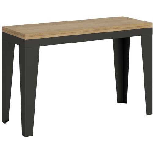 Itamoby   Flame Double (120x45/90 cm) - hrast, barva nog: antracit - preklopna jedilna miza, (20842702) Cene