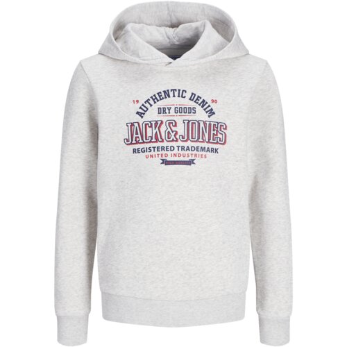 Jack & Jones duks sa kapuljačom za dečake 12258823, Beli Cene