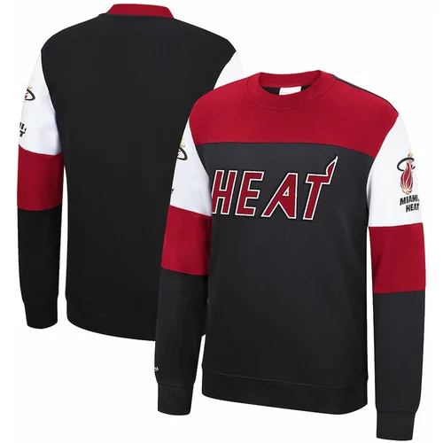Mitchell And Ness Miami Heat Mitchell & Ness Perfect Season Crew Fleece pulover