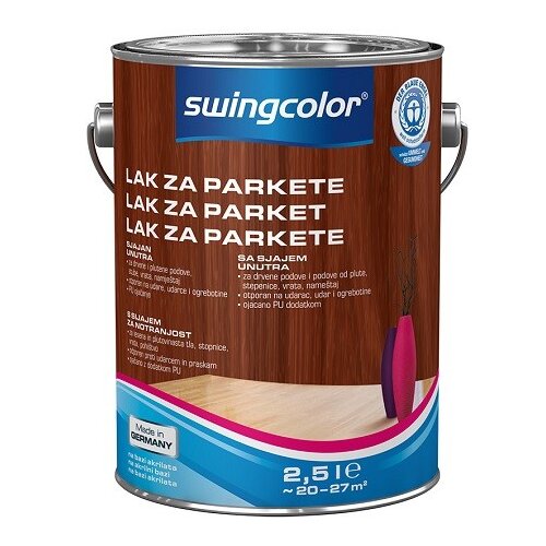 SWINGCOLOR lak za parket (bezbojno, 2,5 l) Slike