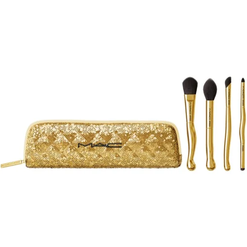 MAC Cosmetics Holiday Golden Touch Mini Brush Kit poklon set (s kistom)