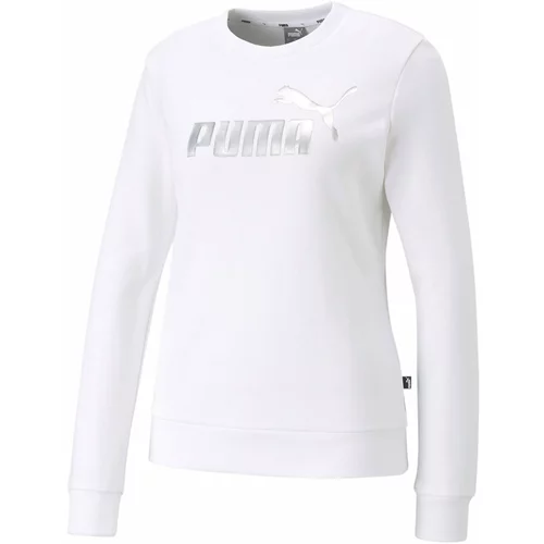 Puma Sportska sweater majica srebro / bijela