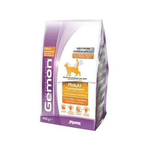 Gemon cat adult with chicken and turkey - 400 g Cene